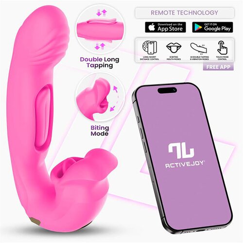INTOYOU App Series Bimby Bitting & Tapping Vibrator with Remote & App Pink Cijene
