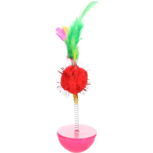 Flamingo Igračka za mačke Tumbler mini, Crvena Cene