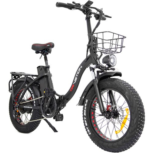 BENFUTO Električno kolo DrVetion CT20, 750 W motor, 48 V 10 AH baterija SAMSUNG, 20*4.0 pnevmatike, barvni zaslon, hidravlična kolutna zavora (črna | 10 AH), (21437331) Cene