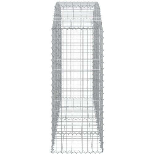  Gabionska ko&amp;scaron;ara s lukom 200x50x120/140 cm pocinčano željezo Slike