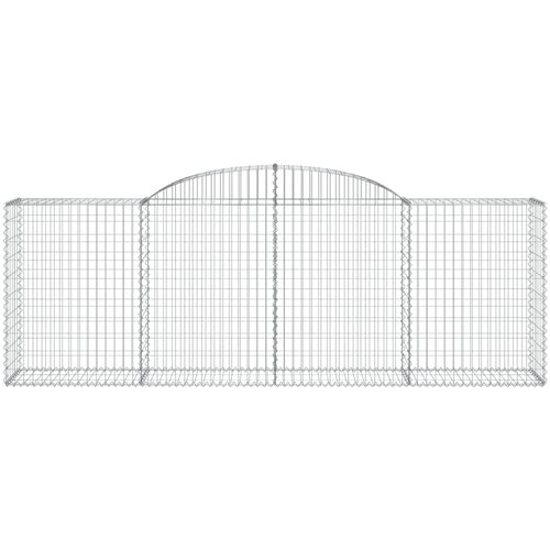  Lučne gabionske ko&amp;scaron;are 20kom 300x50x100/120cm pocinčano željezo Slike
