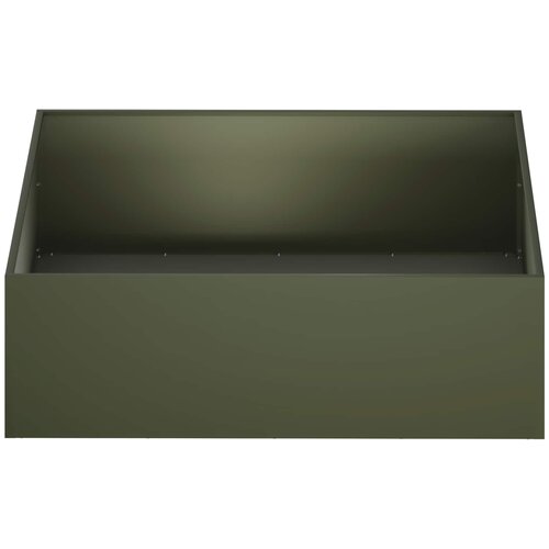  Vrtna saksija 2 kom. Maslinastozelena 80 x 80 x 30 cm Slike