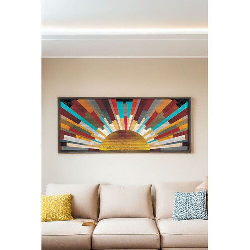 WALLXPERT Dekorativna uramljena slika, 50x120cm, &Scaron;arena Cijene