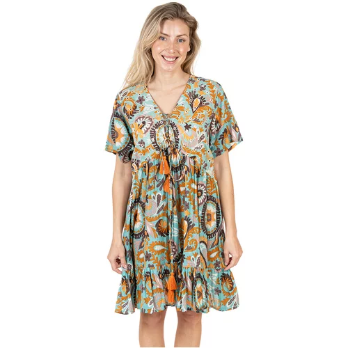 Isla Bonita By Sigris Kratke obleke Obleka Siva