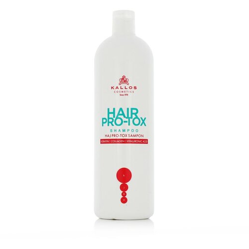 Kallos Cosmetics Hair Pro-Tox &amp;scaron;ampon za suhe in po&amp;scaron;kodovane lase 1000 ml za ženske Slike