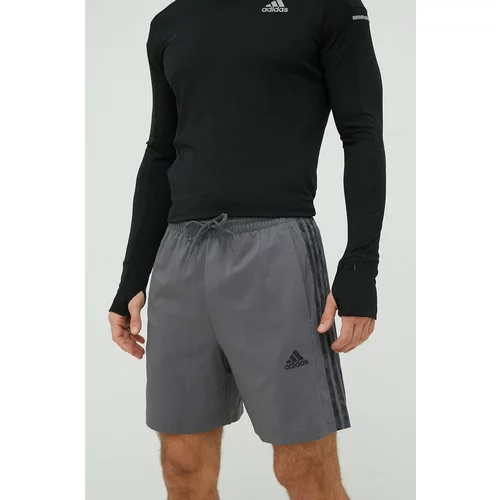 Adidas Kratke hlače za vadbo Essentials Chelsea moške, siva barva