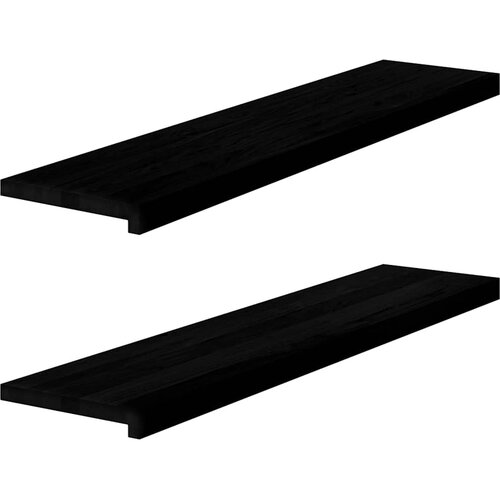 vidaXL Prozorske klupice 2 kom tamnosmeđe 110x30x2 cm masivne hrast Cijene