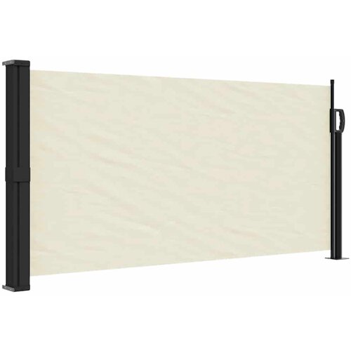 Maison Chic Zložljiva stranska tenda - Senčniki krem 100x500 cm, (22041416) Slike