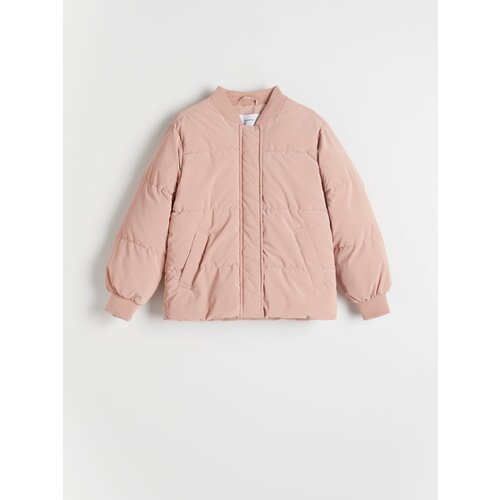 Reserved prešita jakna bomber - roza Cene