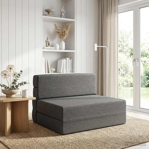 SOFA na razvlačenje Svjetlosiva 70 x 72 x 60 cm Tkanina Cene