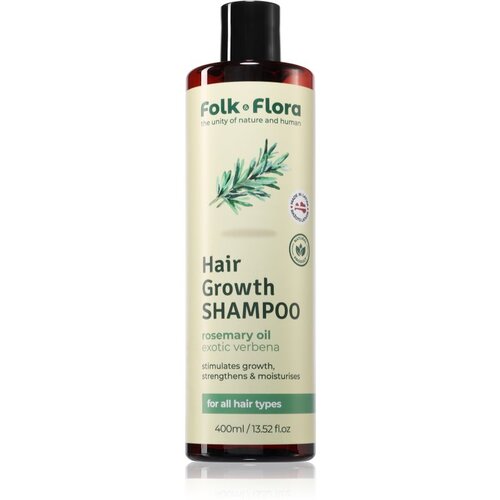 Folk & Flora Verbena vlažilni šampon za pospeševanje rasti las 400 ml Cene