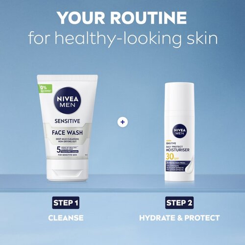 Nivea MEN Sensitive hidratantna dnevna krema SPF 30 50 ml Slike