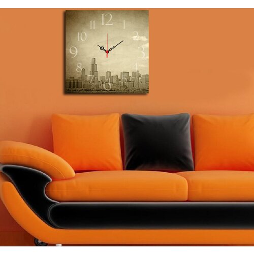 Wallity zidni sat Msk-28, 40x40 cm Cene