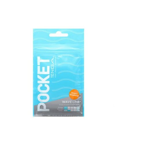Tenga Masturbator Pocket Stroker Wave Line Cene