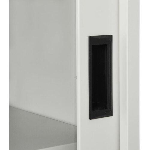  s kliznim vratima svjetlosivi 90 x 40 x 90 cm čelični Slike
