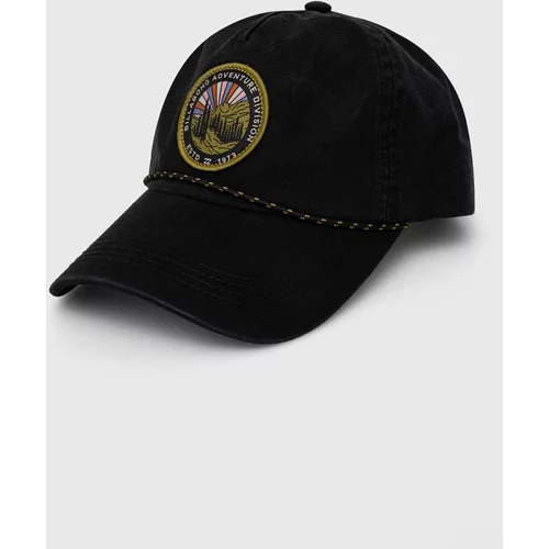 Billabong Bombažna bejzbolska kapa črna barva