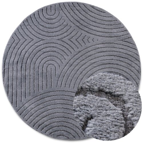 Elle Decoration Antracitno sivi okrugao tepih ø 200 cm Panglao New York Anthracite – Cijene