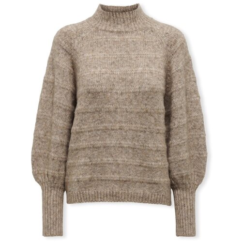 Only Puloverji Noos Celine Knit - Chestnut Kostanjeva Slike