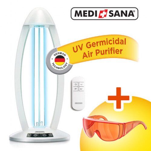 Medisana UV + Ozone Gemicidni Sterilizator i Ozonizator 38W + Zaštitne Naočare Cene