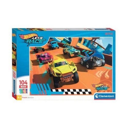 Clementoni puzzle 104 maxi hot wheels ( CL25762 ) Cene