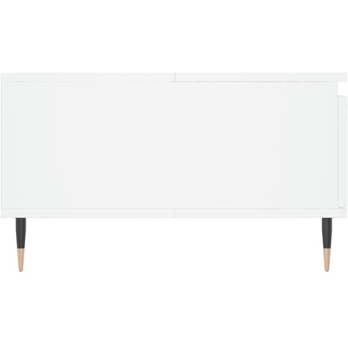  Stolić za kavu bijeli 90 x 60 x 35 cm od konstruiranog drva Slike