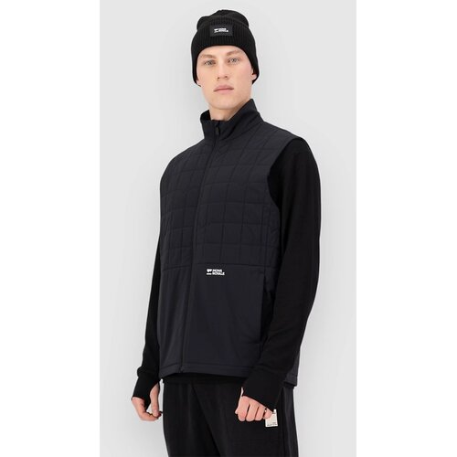 Mons Royale Canyon Merino Insulated Brezrokavnik black Cene
