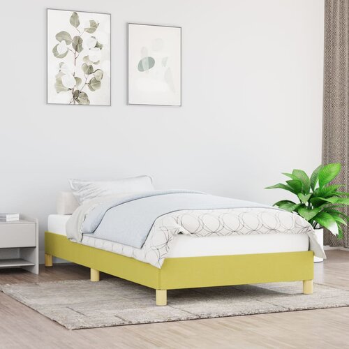 VidaXL Posteljni okvir zelen 80x200 cm blago Slike