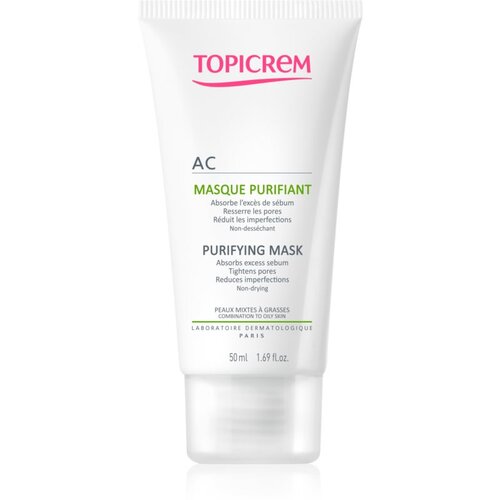 Topicrem AC Purifying Mask globoko čistilna maska za mastno in mešano kožo 50 ml Cene