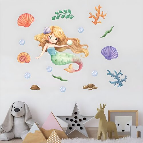 IZMAEL Naljepnica za zid / Tapeta Mermaid Slike