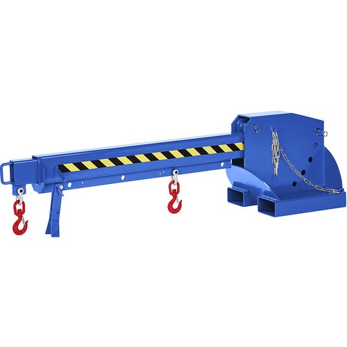 eurokraft pro Teleskopski nakladalnik, petkratna nastavitev višine, nosilnost 650 - 3000 kg, teleskopski izvlek, modro lakiranje Cene
