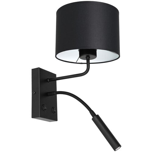  Zidna lampa ARDEN 1xE27/60W+1xG9/8W/230V crna/bela Cene