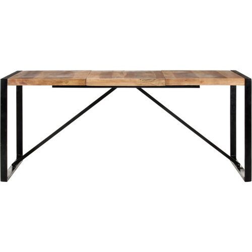 Maison Chic Jedilna miza - Kuhinjska miza - Jedilni stol 180x90x75 cm trden les s fini&amp;scaron;em iz palisandra, (21715123) Slike