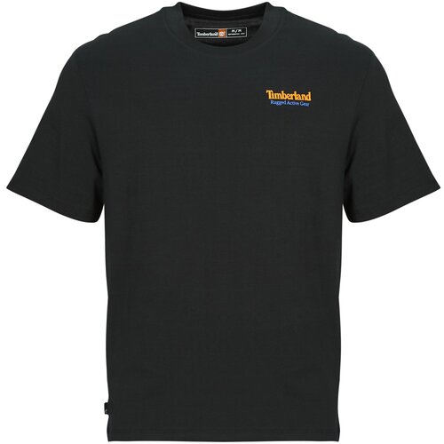 Timberland Majice s kratkimi rokavi Rugged Active Gear Back Graphic Tee Črna Cene