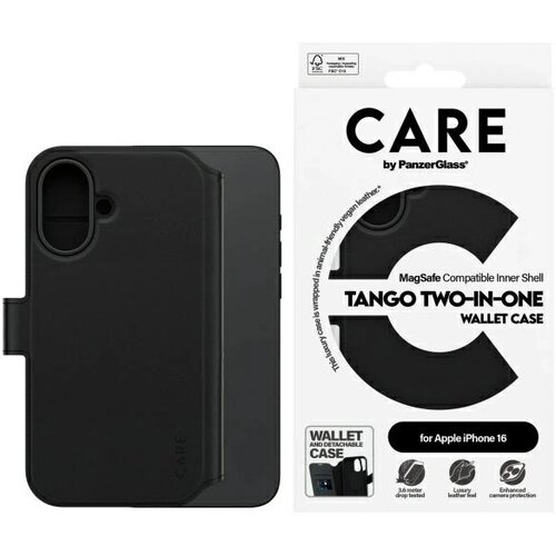 PanzerGlass CARE BY OVITEK DENARNICA 2V1 ZA MAGSAFE ZA IPHONE 16 ČRNA, (21899053) Cene