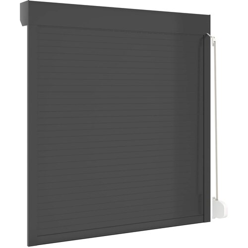  Roletna Antracit 130 x 140 cm Aluminij i poliuretan Slike