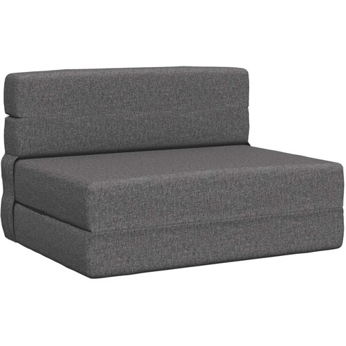  Preklopni madrac za sofu Svjetlosiva 100 x 80 x 60 cm Tkanina Cene