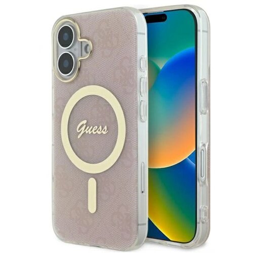 Guess IML 4G ZA MAGSAFE OVITEK ZA IPHONE 16 PLUS ROZA, (21896788) Cene