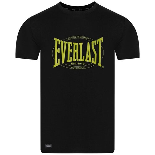 Everlast Majice s kratkimi rokavi EL054CZARNY Rumena Cene