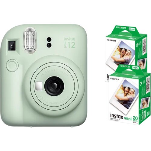 Fujifilm fotoaparat instax mini 12 + 2 filma mint green bundle Slike