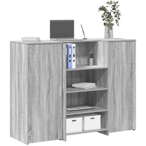  Recepcijski stol 135x50x103 5 cm od konstruiranog drva Slike
