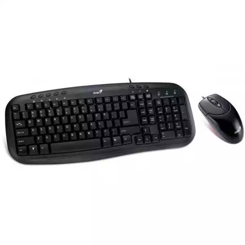 Genius Tastatura + miš KM-200 US USB, crna Slike