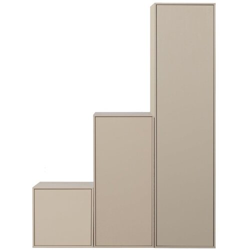 vtwonen Kremno bela modularna garderobna omara iz masivnega bora 150x200 cm Daily &ndash; Cene