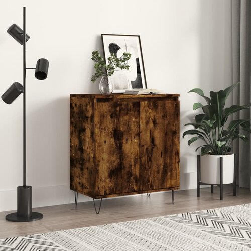 vidaXL Komoda dimljeni hrast 60x35x70 cm inženirski les Cene