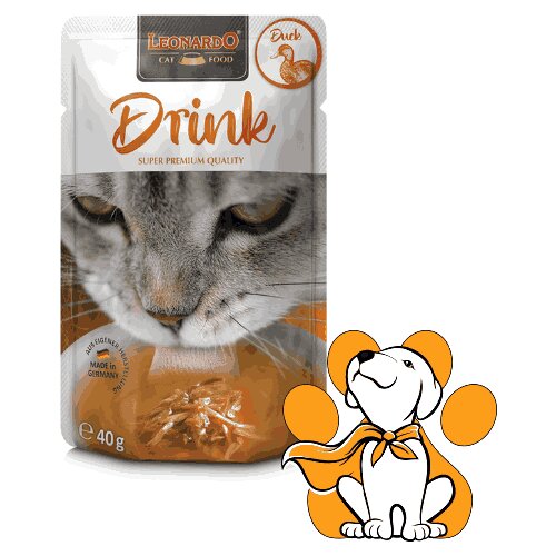 Leonardo Cat Drink Duck 40g, Pačetina Za Povećan Unos Tečnosti Kod Mačaka Cene