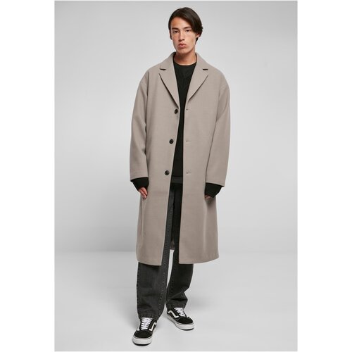 Urban Classics Plus Size Long Coat wolfgrey Slike