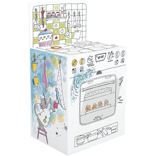  Spatial kitchen XXL coloring book for children Slike