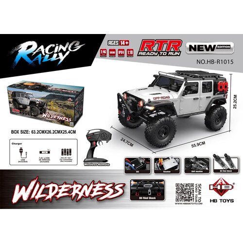  Auto na daljnisko upravljanje WILDERNESS RTR 1:10 - bijeli Cijene