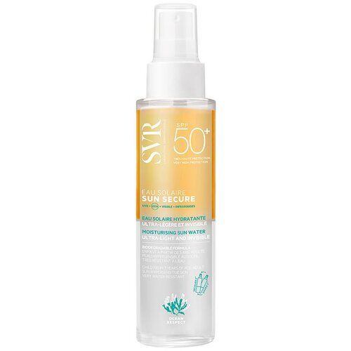 SVR Sun Secure Eau Solaire dvofazni sprej za sunčanje SPF 50+ 100 ml Slike
