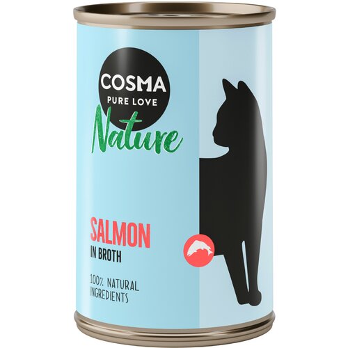 Cosma Varčno pakiranje Nature 12 x 140 g - Losos Cene