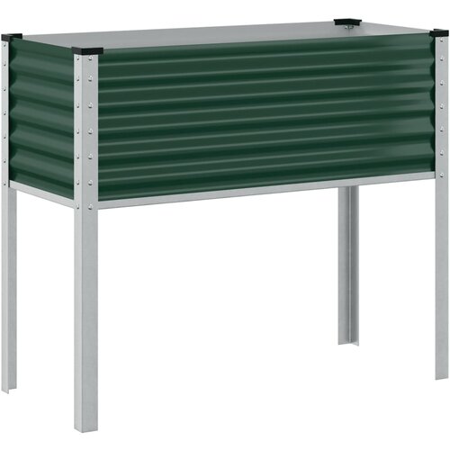 Maison Chic Vrtna greda - cvetlična korita - Cvetlični Lonec zelena 100x41x90 cm jeklo, (21790293) Cene